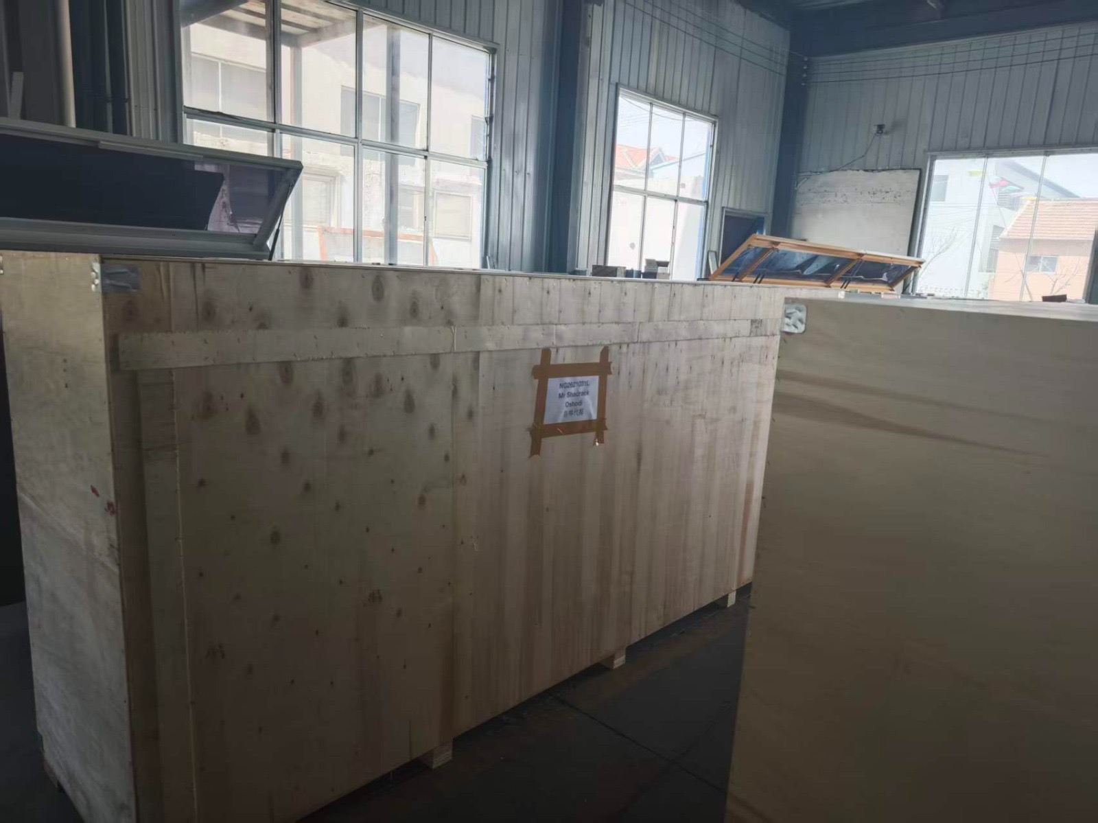 Oshed 22 Edge Binder Machine inside Pallet
