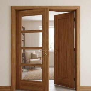 Asymmetric "Mother and Child" Door
