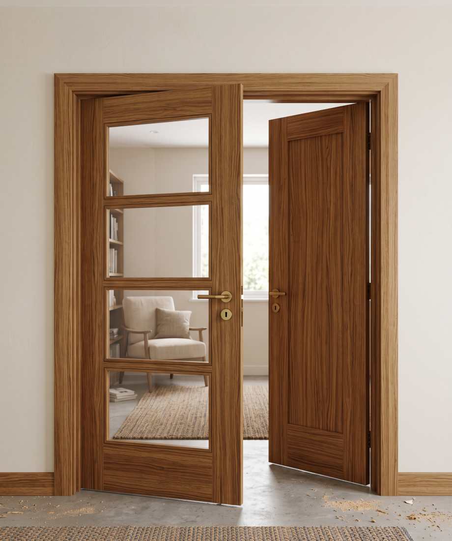 Asymmetric "Mother and Child" Door