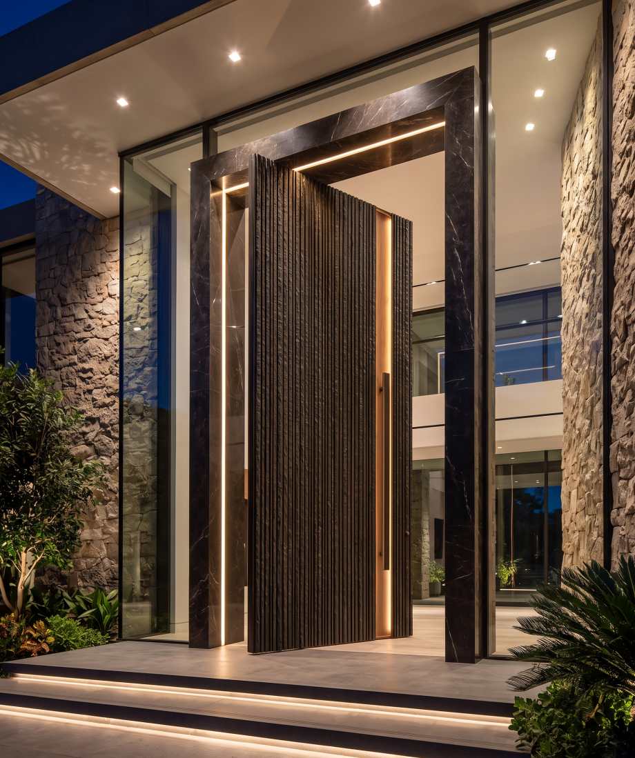 Modern Pivot Entrance Door